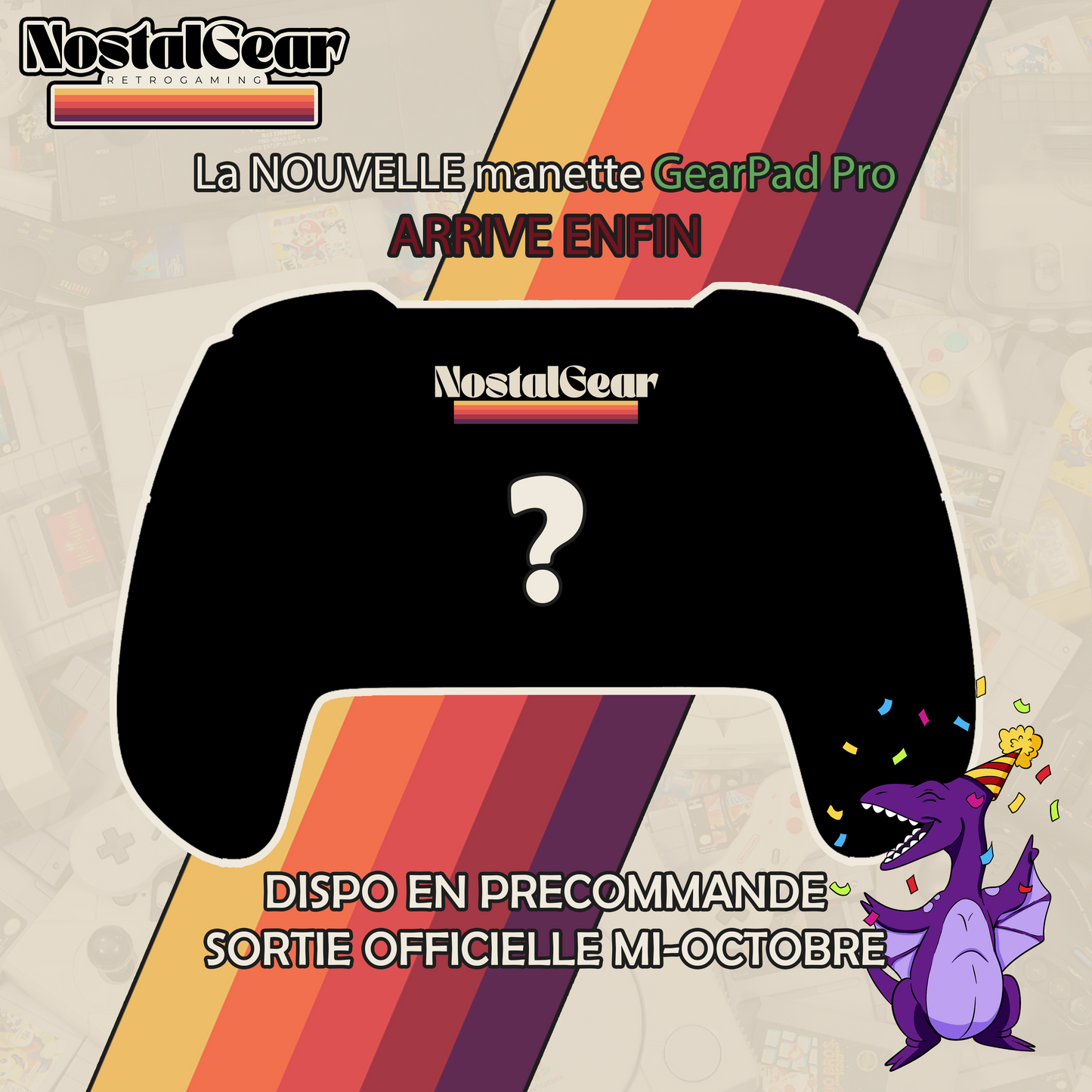Manette GearPad Pro sans fil (Précommande)