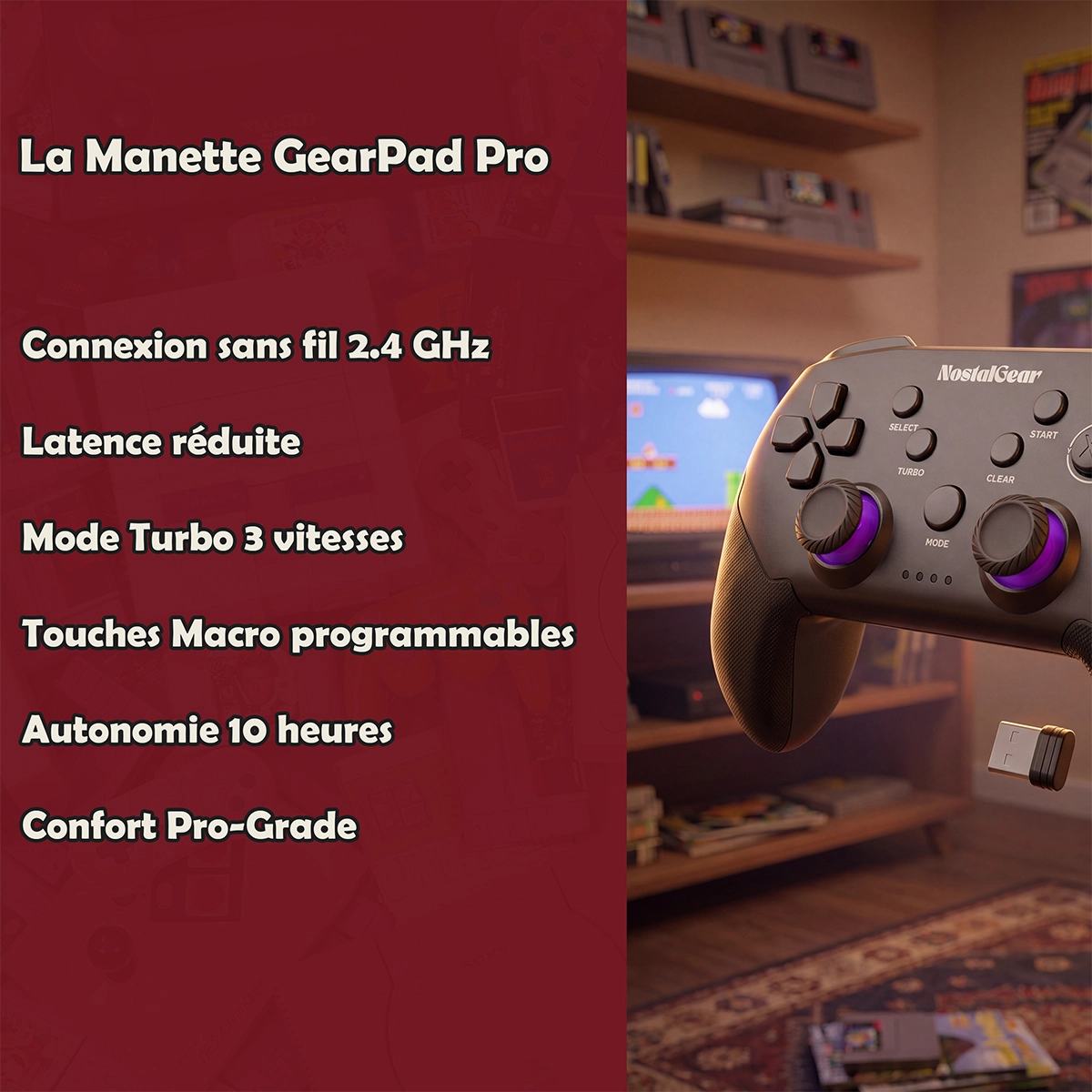 Manette sans fil GearPad Pro – Image 2