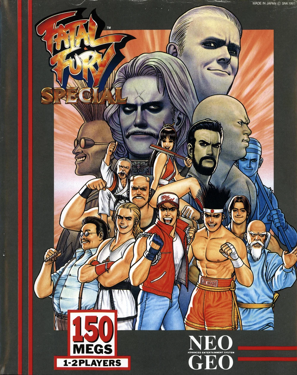 American box of the Fatal Fury Special game on Neo Geo, recto
