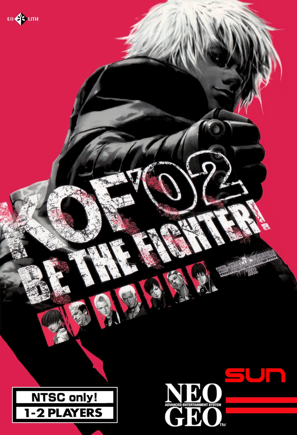American box of The King of Fighters 2002 on Neo Geo, recto