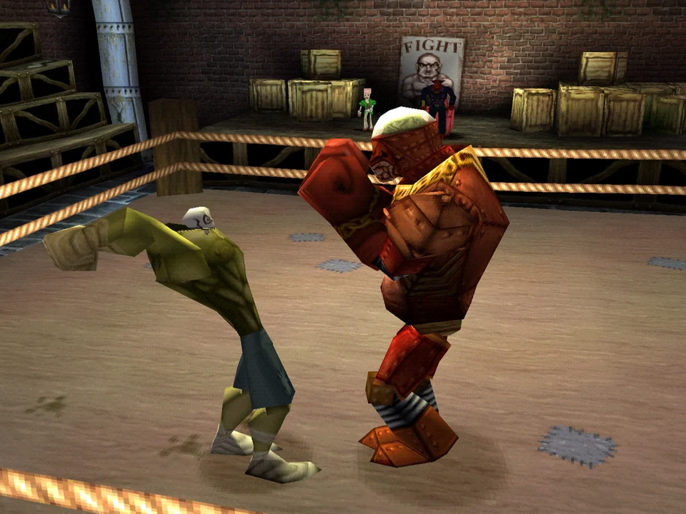 MediEvil 2 (PS1) – Dankenstein The boxing match against the Cogneur (MediEvil 2, PS1)