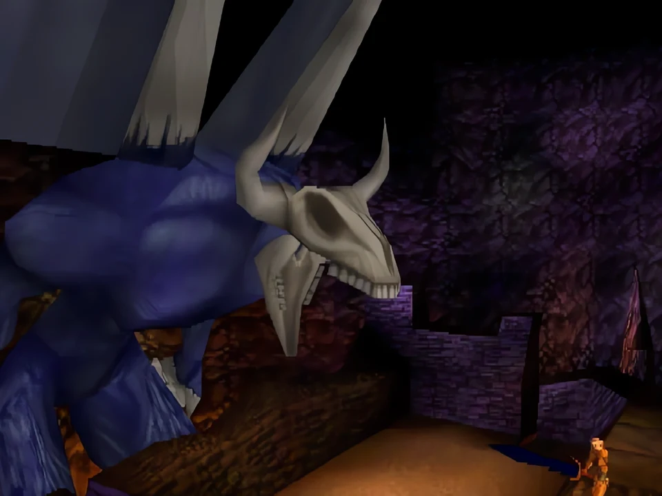MediEvil 2 (PS1) – The Demon The Demon, the final boss of the game (MediEvil 2, PS1)