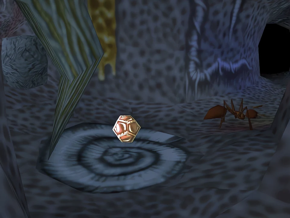 MediEvil (PS1) – The Ant Caves (3) The galleries dug by ants – level The Ant Caves in MediEvil (PS1)