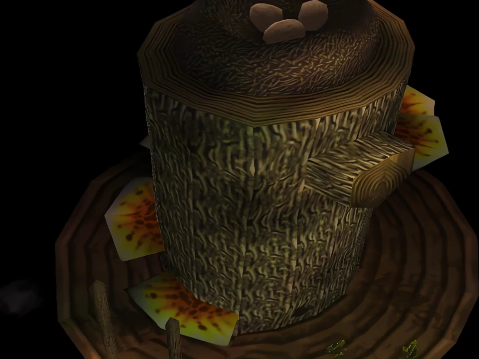MediEvil (PS1) – The Enchanted Earth (2) A cave in a house – level The Enchanted Earth in MediEvil (PS1)