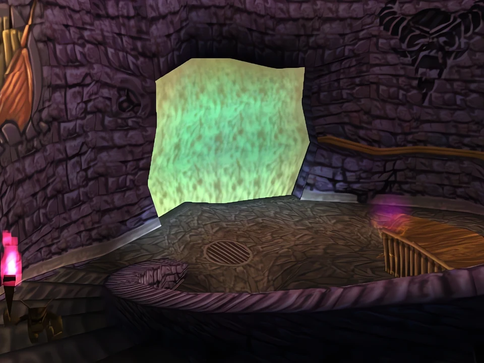 MediEvil (PS1) – The Entrance Hall The Entrance Hall level in MediEvil on PS1