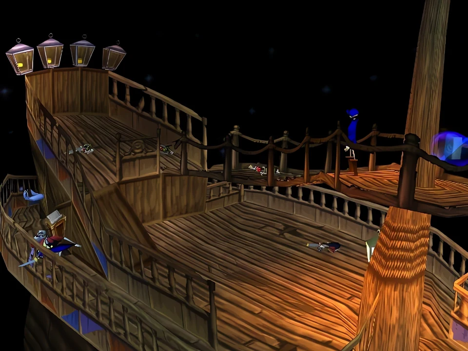 MediEvil (PS1) – The Ghost Ship The level The Ghost Ship from MediEvil on PS1