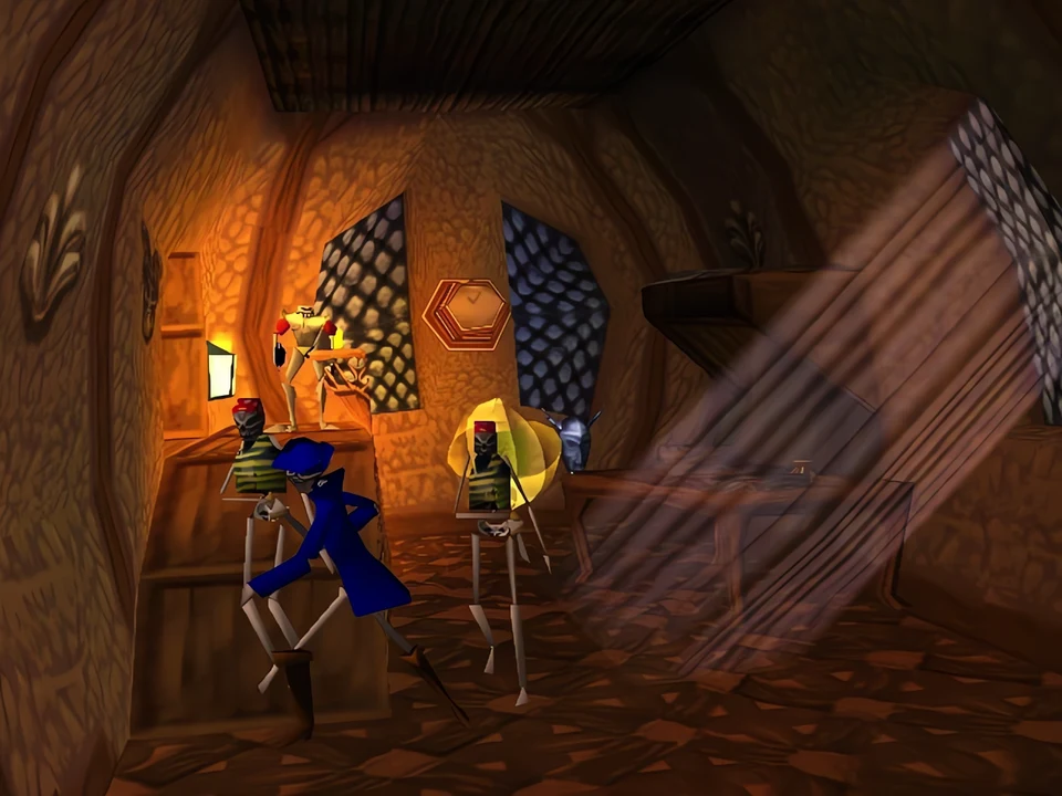 MediEvil (PS1) – The Ghost Ship (3) In the holds, the ghost crew – level The Ghost Ship in MediEvil (PS1)