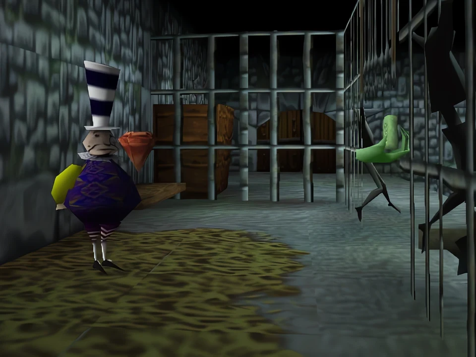 MediEvil (PS1) – Inside the Asylum The level Inside the Asylum in MediEvil on PS1