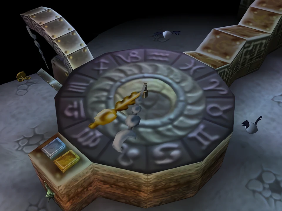 MediEvil (PS1) – The Time Device The Time Device level in MediEvil on PS1