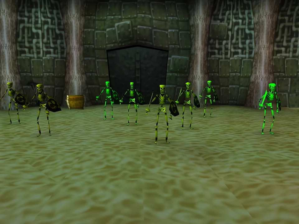 MediEvil (PS1) – Zarok's Lair (2) The Skeleton Army of Zarok – level Zarok's Lair from MediEvil (PS1)