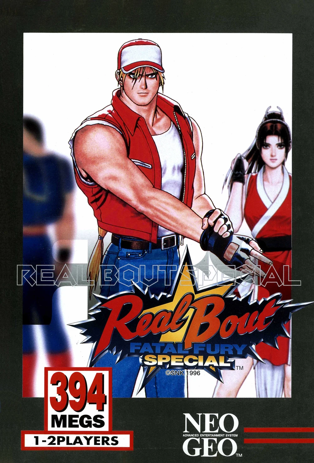 American box of the game Real Bout Fatal Fury Special on Neo Geo, recto